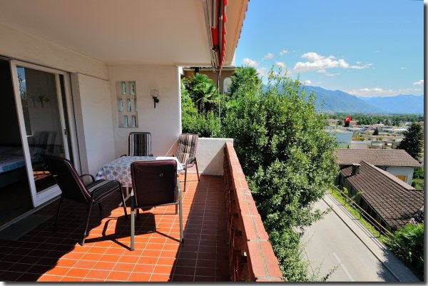 Residenza Pace - via Collina 23 - Ascona [ Teilansicht Terrasse ]