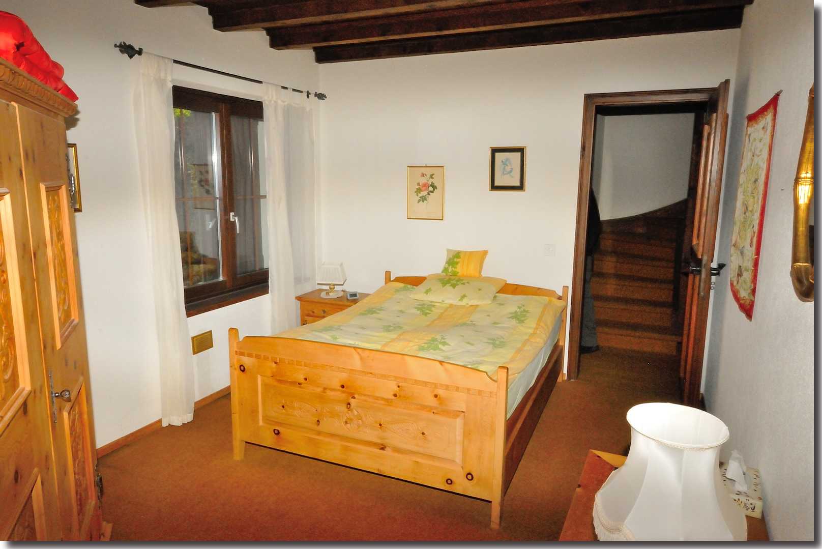 Casa al Poggio - Monti di Ronco - Ronco s/Ascona [ Schlafzimmer im 1° Stock ]
